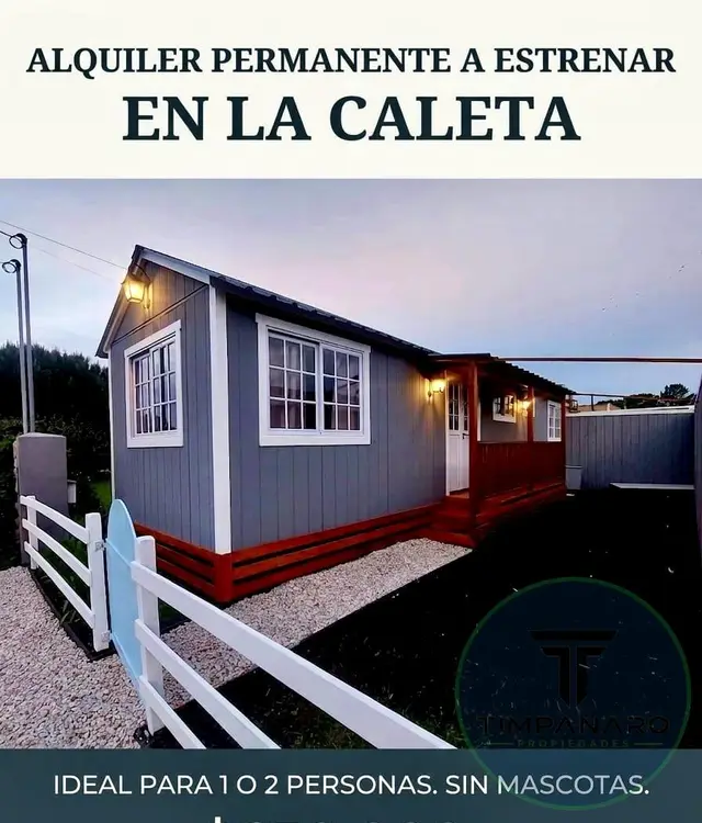 Casa de 3 ambientes en alquiler en Balneario la Caleta