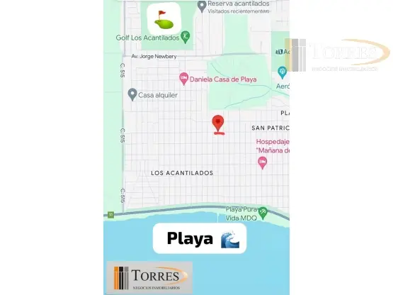 Terreno de 1 ambiente en venta en LOS ACANTILADOS