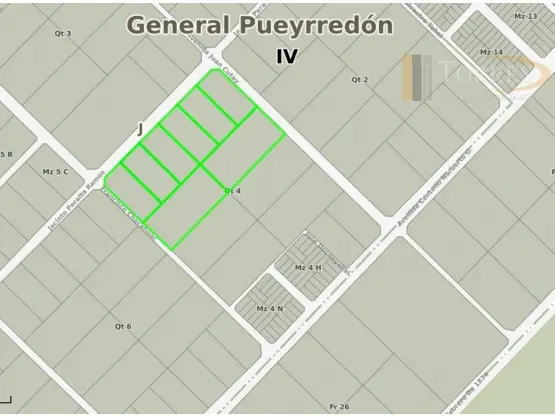 Terreno de 1 ambiente en venta en LAS CANTERAS