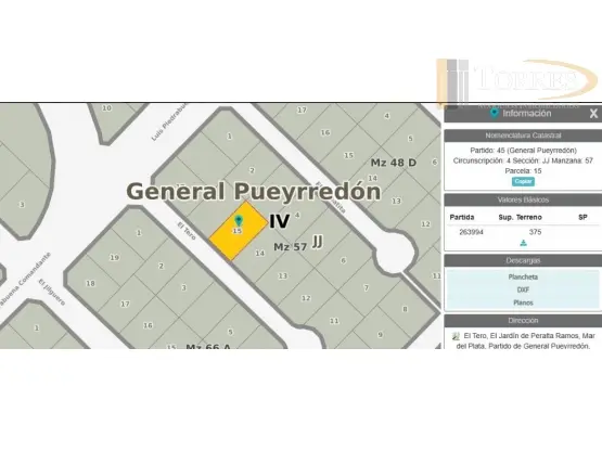 Terreno de 1 ambiente en venta en EL JARDIN DE PERALTA RAMOS