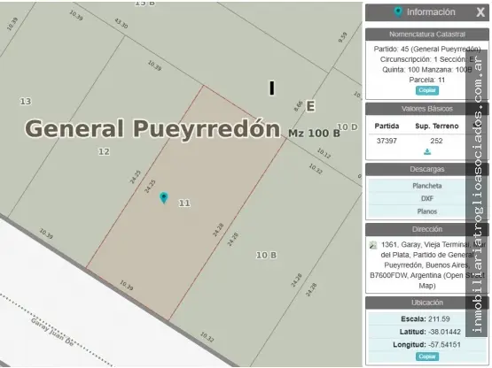 Terreno de 2 ambientes en venta en ESTACION TERMINAL (ALDREY)