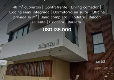 Departamento de 2 ambientes en venta en SAN JOSE