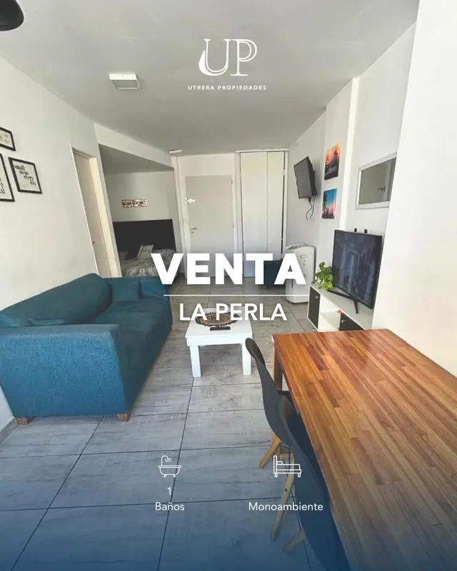 Departamento de 1 ambiente en venta en La Perla