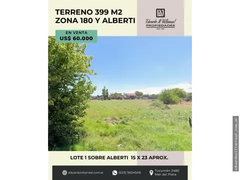 Terreno de 1 ambiente en venta en ROLDAN BELISARIO