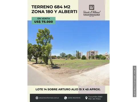 Terreno de 1 ambiente en venta en CORONEL DORREGO