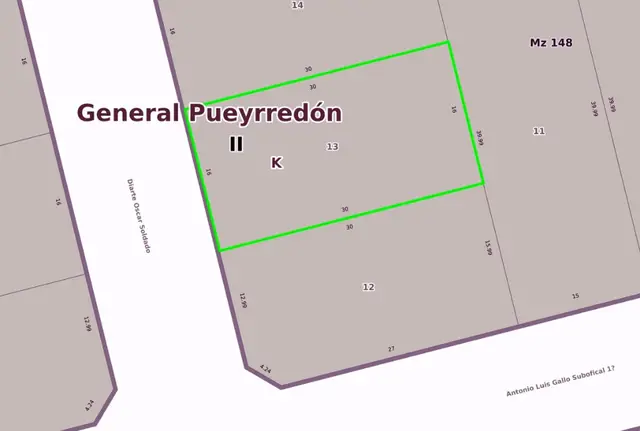 Terreno en venta en DOS DE ABRIL