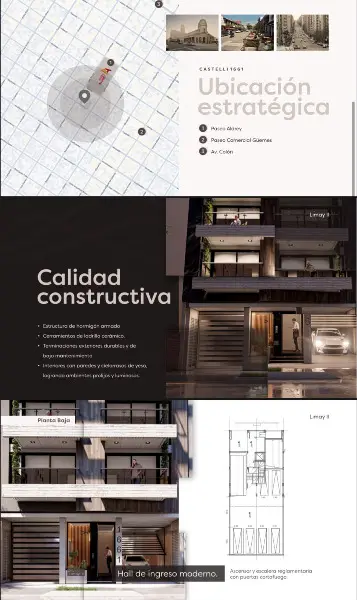 Departamento de 3 ambientes en venta en PLAZA PERALTA RAMOS