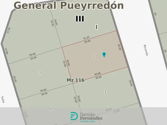 Terreno en venta en LOS PINARES