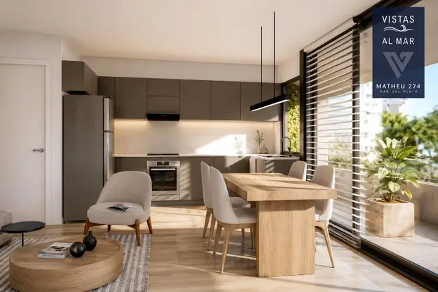 Departamento de 2 ambientes en venta en PLAYA GRANDE
