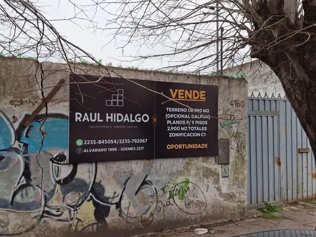 Terreno en venta en PLAZA PERALTA RAMOS