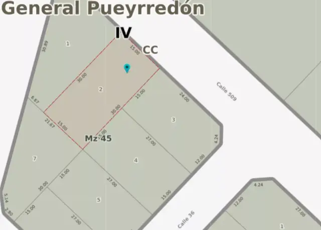 Terreno de 2 ambientes en venta en LOS ACANTILADOS