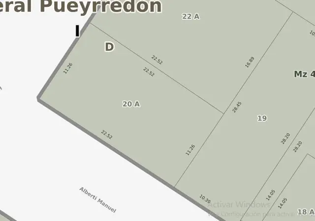 Terreno en venta en PLAZA PERALTA RAMOS