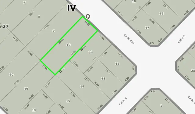 Terreno en venta en SAN PATRICIO