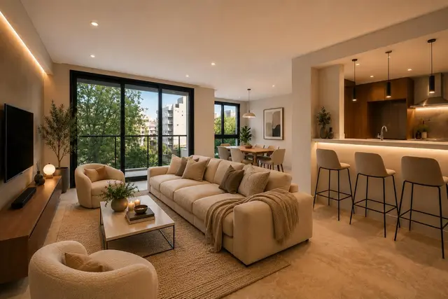 Departamento de 3 ambientes en venta en LOS TRONCOS