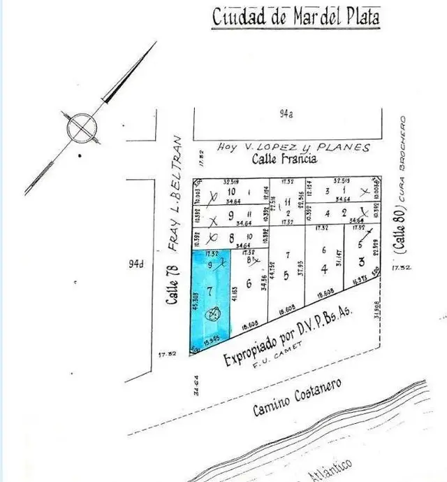 Terreno en venta en ZACAGNINI JOSE MANUEL