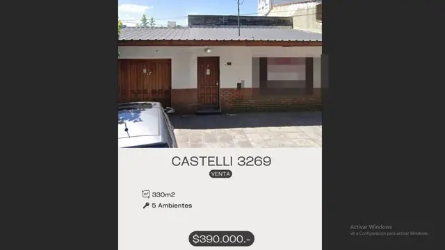Casa de 4 ambientes en venta en San José