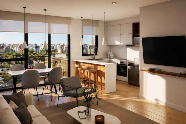 Departamento de 2 ambientes en venta en Playa Grande