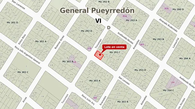 Terreno en venta en GENERAL ROCA