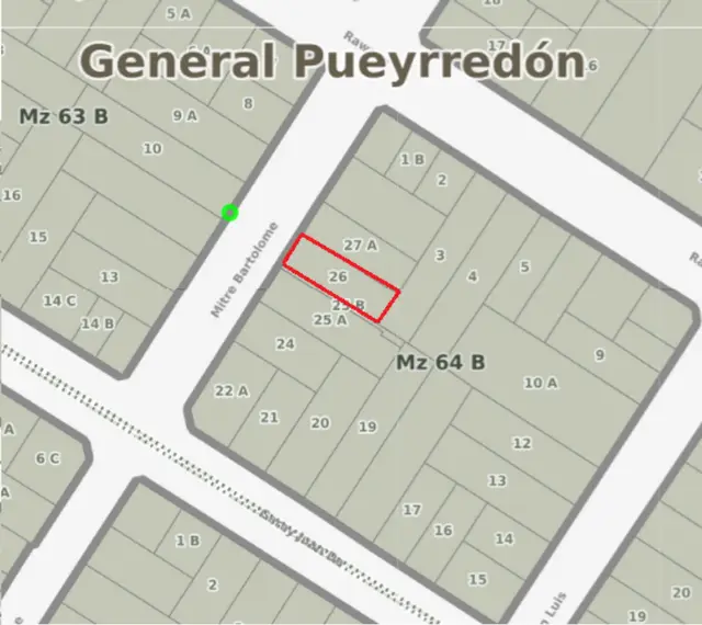 Terreno de 2 ambientes en venta en Centro