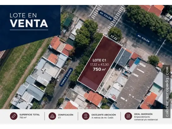 Terreno de 1 ambiente en venta en PLAZA PERALTA RAMOS
