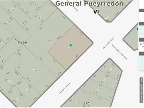 Terreno de 1 ambiente en venta en PUNTA MOGOTES