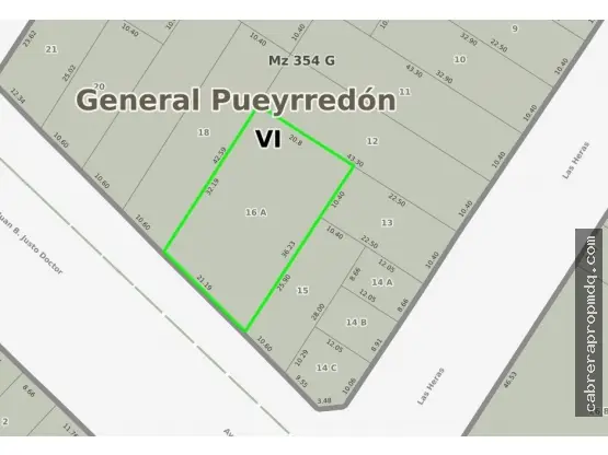 Terreno de 1 ambiente en venta en SAN CARLOS
