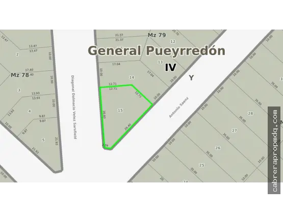 Terreno de 1 ambiente en venta en FARO NORTE