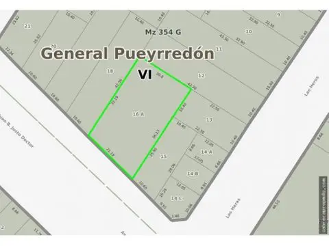 Terreno de 1 ambiente en venta en SAN CARLOS