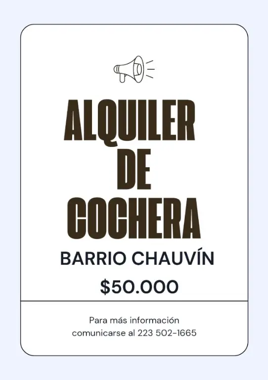 Cochera en alquiler en SAN JOSE