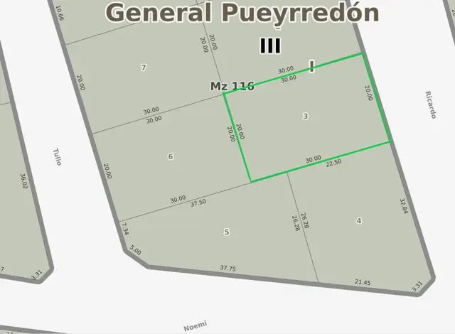 Terreno en venta en SIERRA DE LOS PADRES