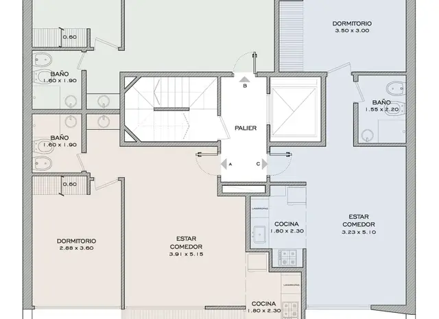 Departamento en venta en PLAZA PERALTA RAMOS