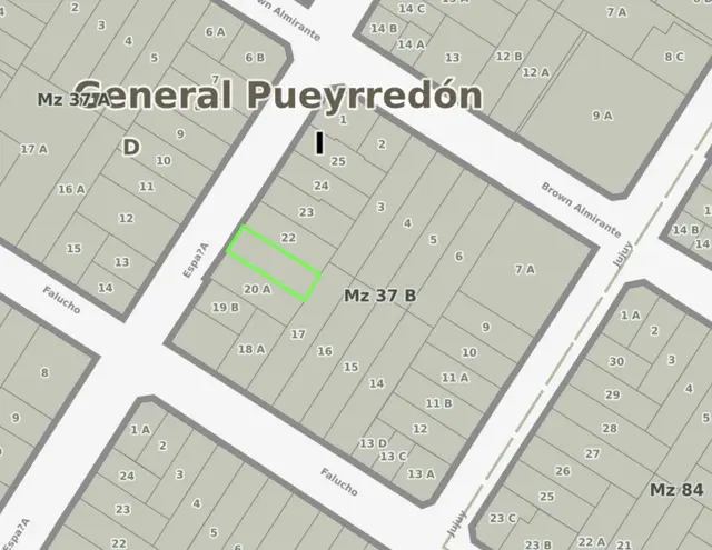 Terreno de 1 ambiente en venta en Área Centro