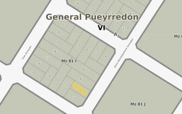Terreno en venta en LAS LILAS