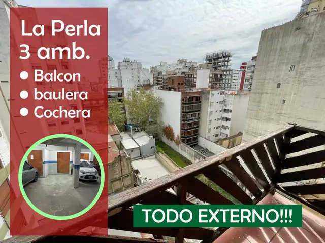 Departamento de 3 ambientes en venta en LA PERLA