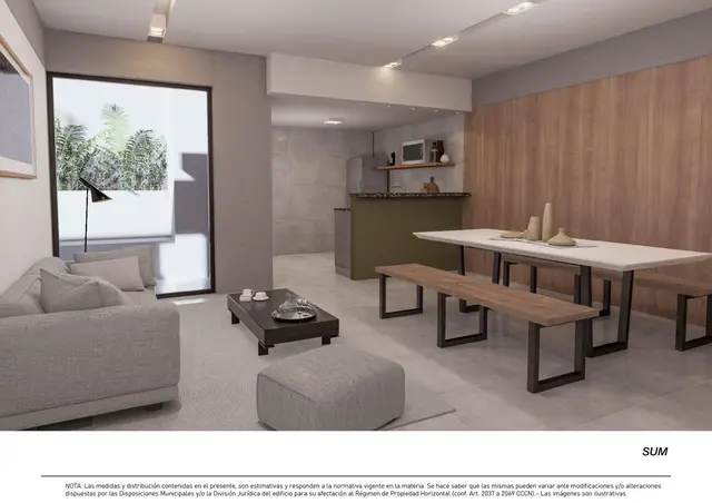 Departamento de 3 ambientes en venta en PLAZA PERALTA RAMOS