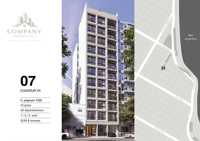 Departamento de 2 ambientes en venta en LA PERLA