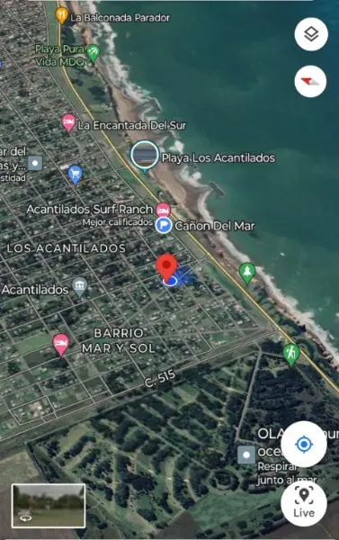 Terreno en venta en LOS ACANTILADOS