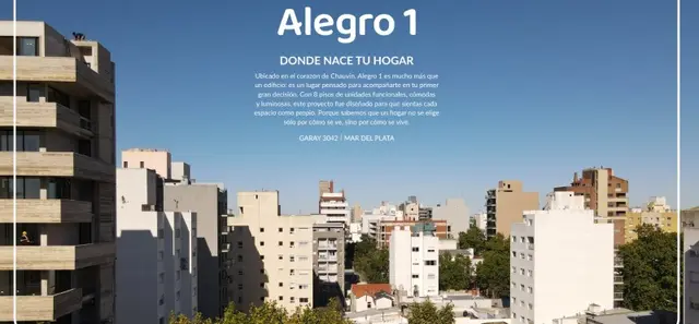 Departamento de 2 ambientes en venta en PLAZA PERALTA RAMOS