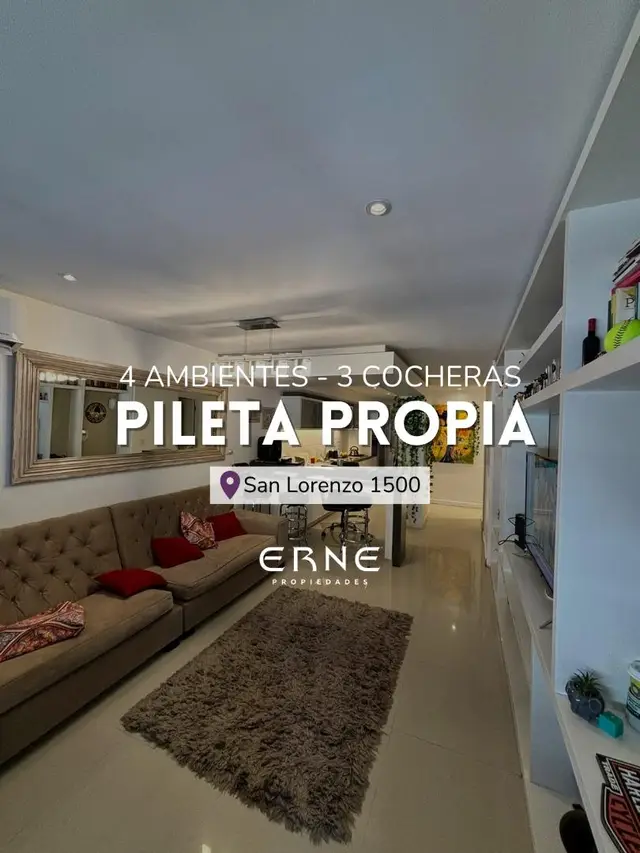 Departamento de 4 ambientes en venta en LOS TRONCOS