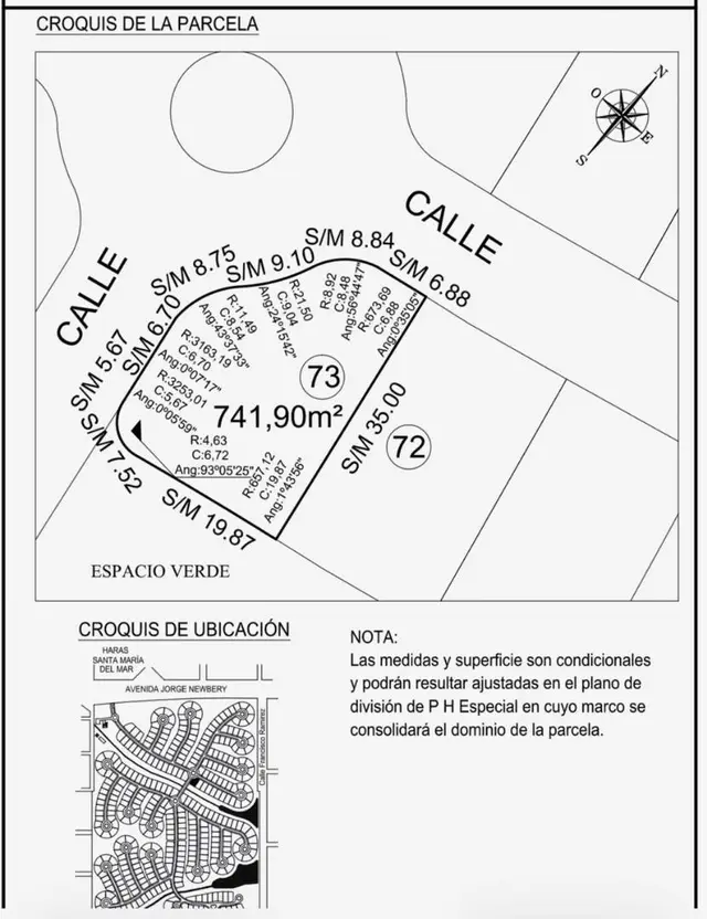 Terreno en venta en NEWBERY JORGE
