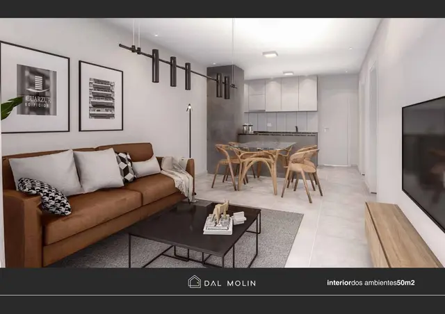 Departamento de 2 ambientes en venta en PLAZA PERALTA RAMOS