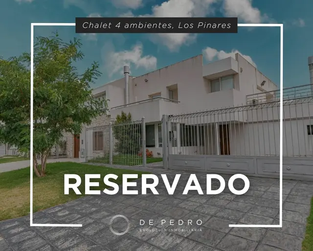 Casa de 3 ambientes en venta en LOS PINARES