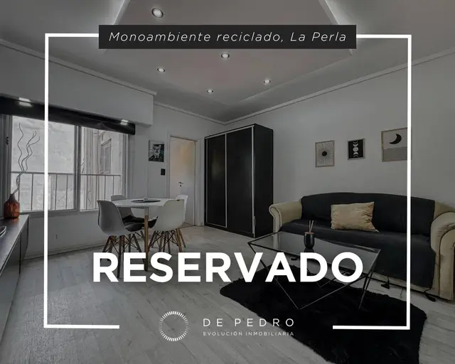 Departamento de 1 ambiente en venta en LA PERLA