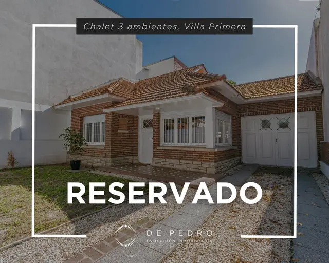 Casa de 2 ambientes en venta en VILLA PRIMERA