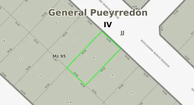 Terreno en venta en Bosque Peralta Ramos