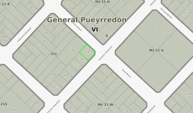 Terreno en venta en El Progreso