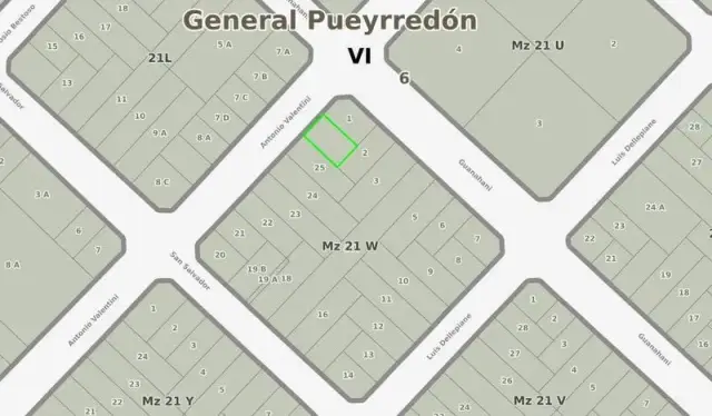 Terreno en venta en El Progreso