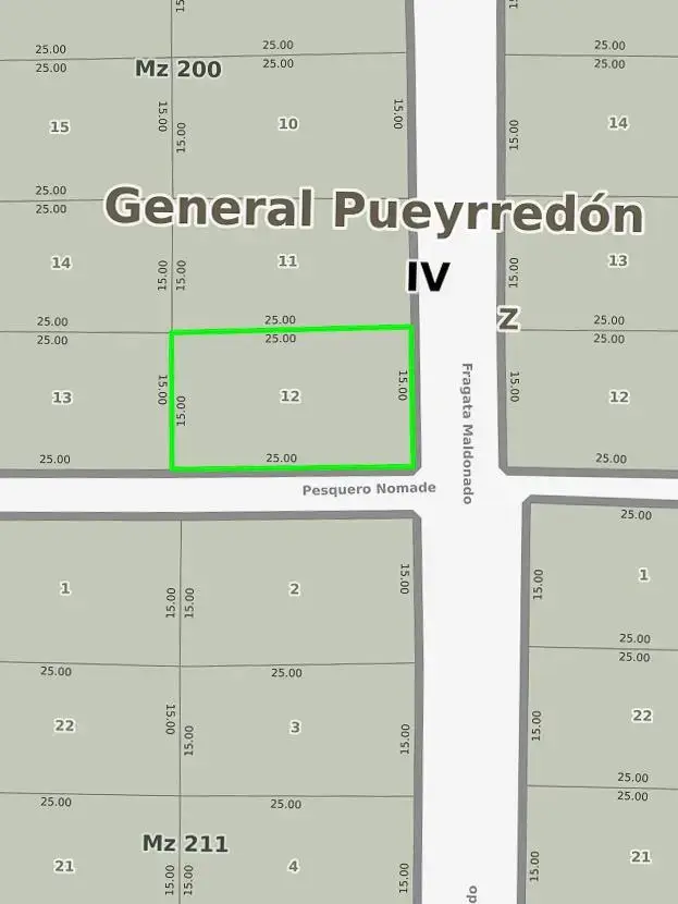 Terreno en venta en Parque Independencia