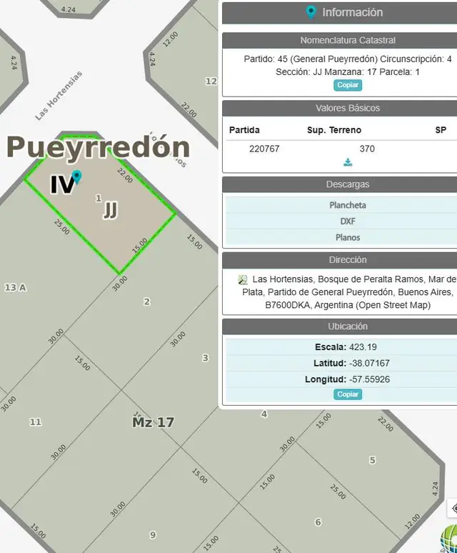 Terreno en venta en Bosque Peralta Ramos