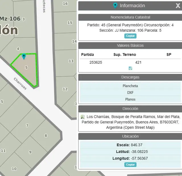 Terreno en venta en Bosque Peralta Ramos